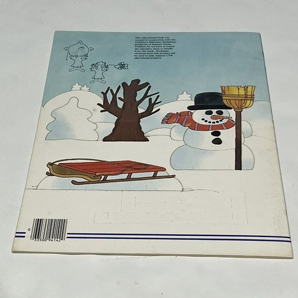 Vintage 1984 Golden Sesame Street Paper Doll Book Season Bert Ernie Prairie Dawn - Picture 8 of 16